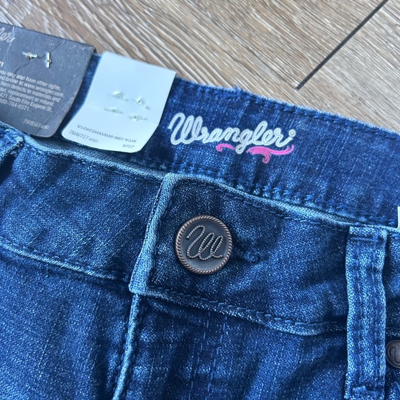 Wrangler Womens Retro Mae Mid Rise Wide Leg Trouser Jeans. 👖 - Picture 7 of 16